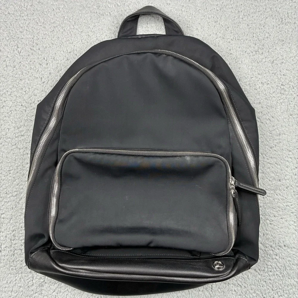 Haerfest x Mercedes-Benz Limited Edition Black Nylon Leather Travel Backpack